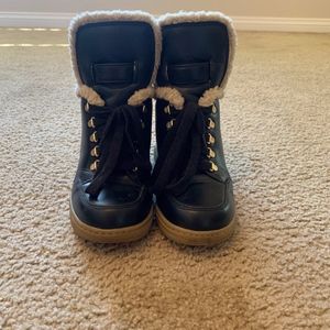 Marc Jacobs Sherpa Lined Wedge Sneakers